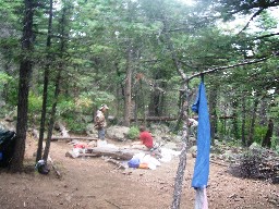Campsite at Bear Caves